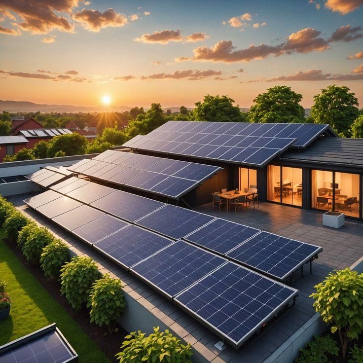 Solar rooftop for homes
